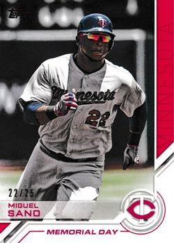 2017 Topps - Salute Red #S-76 Miguel Sano Front