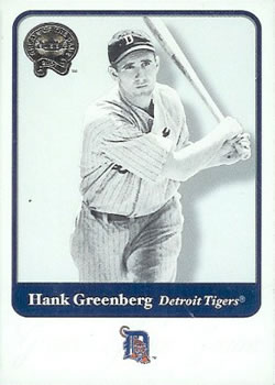 2001 Fleer Greats of the Game #23 Hank Greenberg Front