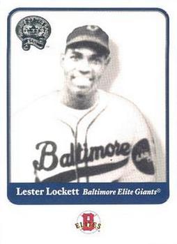 2001 Fleer Greats of the Game #77 Lester Lockett Front