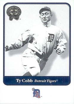 2001 Fleer Greats of the Game #40 Ty Cobb Front