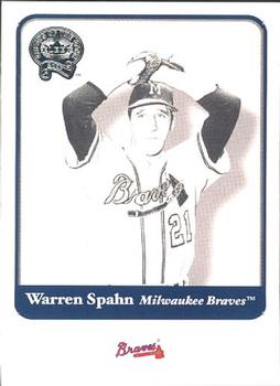 2001 Fleer Greats of the Game #62 Warren Spahn Front