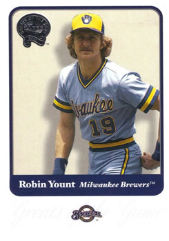 2001 Fleer Greats of the Game #83 Robin Yount Front