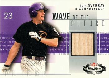 2003 Fleer Box Score - Wave of the Future Game Used #1 WF Lyle Overbay Front