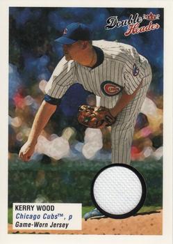 2003 Fleer Double Header - Flip Card Game Used #NNO Kerry Wood Front