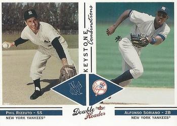 2003 Fleer Double Header - Keystone Combinations #8 KC Phil Rizzuto / Alfonso Soriano Front