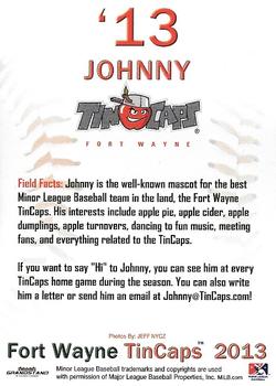 2013 Grandstand Fort Wayne TinCaps #NNO Johnny Back