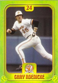 2004 Maryland Lottery Baltimore Orioles #24 Gary Roenicke Front