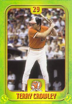 2004 Maryland Lottery Baltimore Orioles #29 Terry Crowley Front