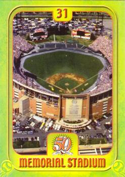2004 Maryland Lottery Baltimore Orioles #31 Memorial Stadium Front