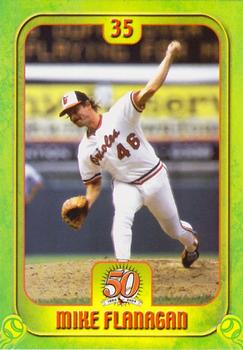 2004 Maryland Lottery Baltimore Orioles #35 Mike Flanagan Front