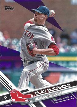 2017 Topps - Purple #267 Clay Buchholz Front