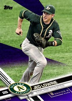 2017 Topps - Purple #578 Jed Lowrie Front