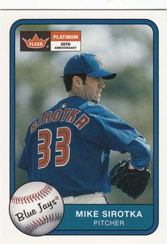 2001 Fleer Platinum #98 Mike Sirotka Front