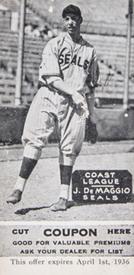 1933-36 Zee-Nut #NNO Joe DiMaggio Front