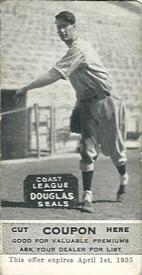 1933-36 Zee-Nut #NNO Ken Douglas Front