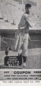 1933-36 Zee-Nut #NNO Ed Stutz Front