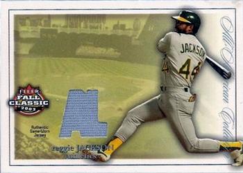 2003 Fleer Fall Classic - All-American Game Used #AAG/RJ Reggie Jackson Front