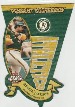 2003 Fleer Fall Classic - Pennant Aggression #14PA Reggie Jackson Front