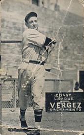 1937-38 Zee-Nut #NNO Johnny Vergez Front
