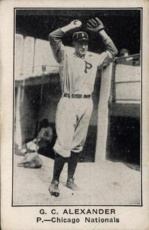 1922 W575-1 Strip Cards #NNO Grover Cleveland Alexander Front