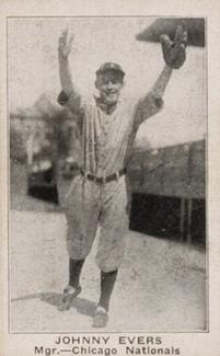 1922 W575-1 Strip Cards #NNO Johnny Evers Front