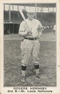 1922 W575-1 Strip Cards #NNO Rogers Hornsby Front