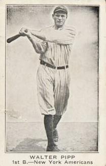 1922 W575-1 Strip Cards #NNO Wally Pipp Front