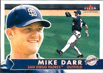 2001 Fleer Tradition #175 Mike Darr Front