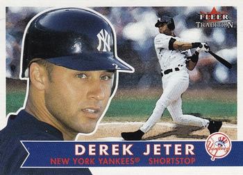 2001 Fleer Tradition #188 Derek Jeter Front