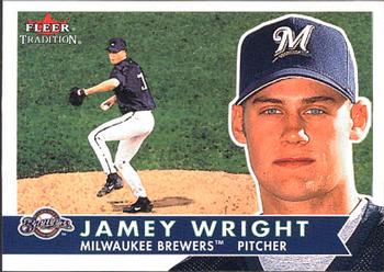 2001 Fleer Tradition #206 Jamey Wright Front