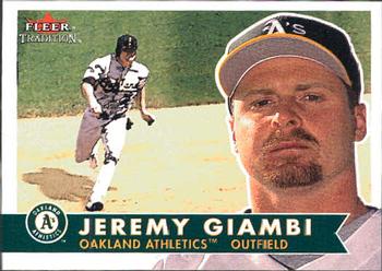 2001 Fleer Tradition #266 Jeremy Giambi Front