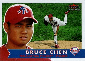 2001 Fleer Tradition #225 Bruce Chen Front