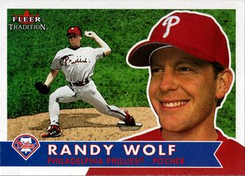 2001 Fleer Tradition #258 Randy Wolf Front