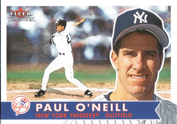 2001 Fleer Tradition #339 Paul O'Neill Front