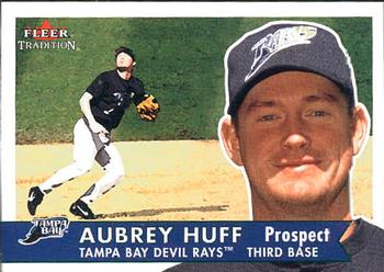 2001 Fleer Tradition #367 Aubrey Huff Front