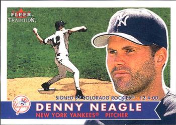 2001 Fleer Tradition #85 Denny Neagle Front