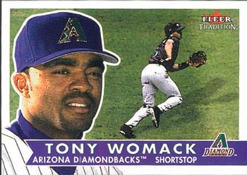 2001 Fleer Tradition #92 Tony Womack Front