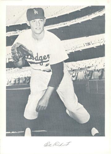 1962 Danny Goodman Los Angeles Dodgers Set D #NNO Pete Richert Front