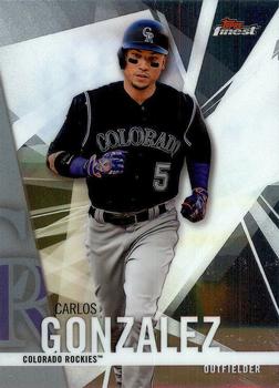 2017 Finest #77 Carlos Gonzalez Front