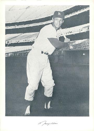 1962 Danny Goodman Los Angeles Dodgers Set C #NNO Maury Wills Front