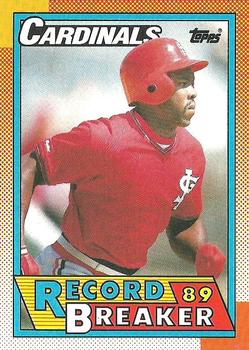1990 Topps #6 Vince Coleman Front