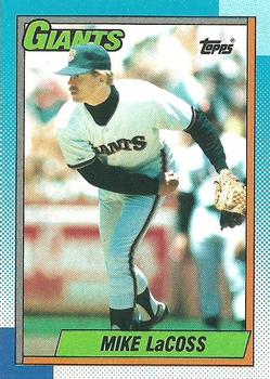 1990 Topps #53 Mike LaCoss Front