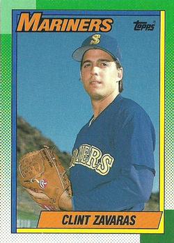 1990 Topps #89 Clint Zavaras Front