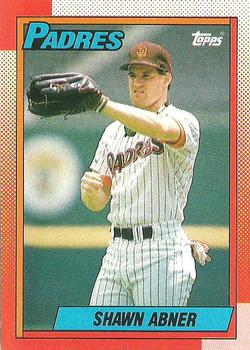 1990 Topps #122 Shawn Abner Front