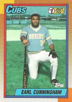 1990 Topps #134 Earl Cunningham Front