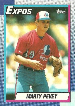 1990 Topps #137 Marty Pevey Front