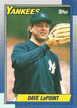 1990 Topps #186 Dave LaPoint Front
