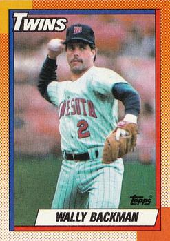 1990 Topps #218 Wally Backman Front