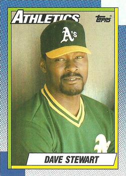 Dave Stewart 1990 Topps All Star Commemorative Set of 22 #21 Oakland A's