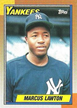 1990 Topps #302 Marcus Lawton Front